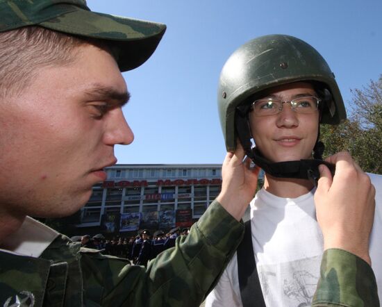 Day of Conscipt rally held in Vladivostok