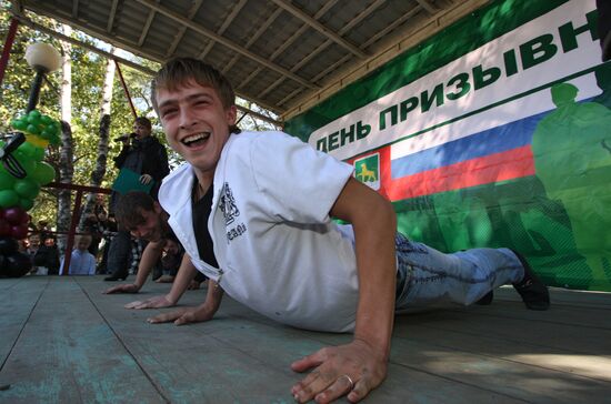 Day of Conscipt rally held in Vladivostok