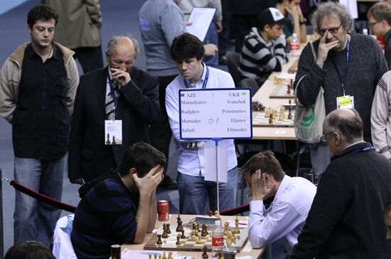 Ninth round, World Chess Olympiad 2010