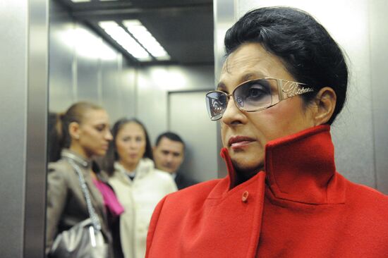 News conference by Russian rhythmic gymnastics coach Irina Viner