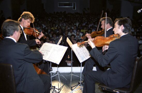 Performance by Lithuanian chamber quartet