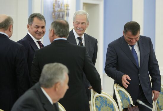Anatoly Serdyukov, Boris Gryzlov, Sergey Shoigu