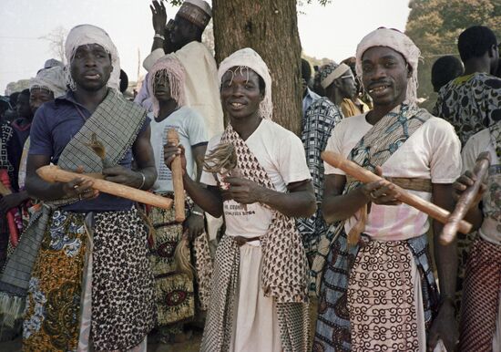 Performers of ritual dance