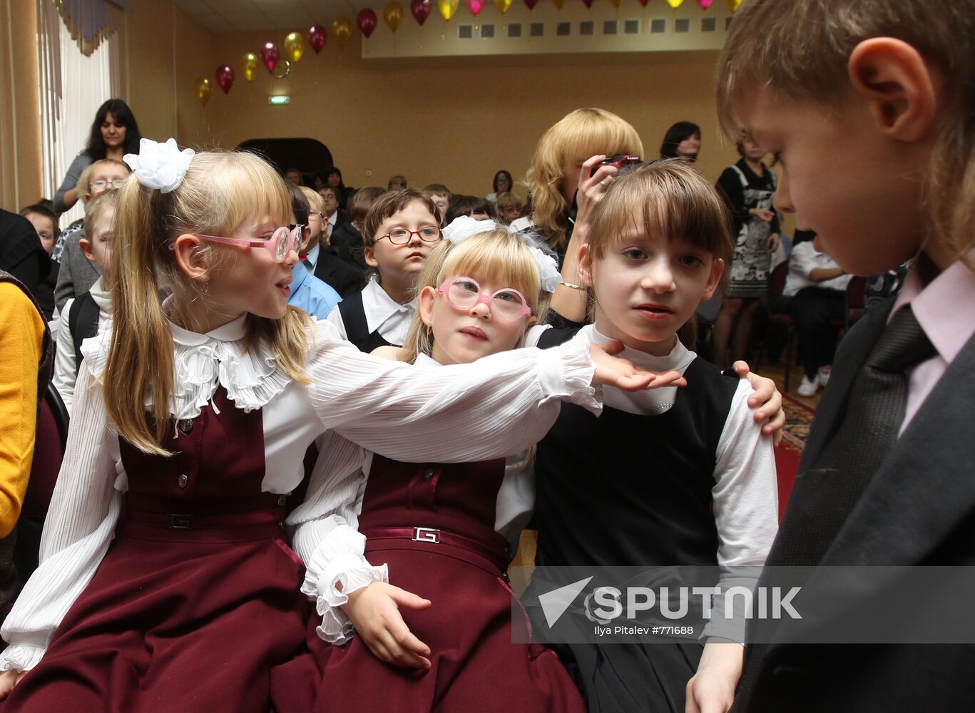 Diana Gurtskaya meets with visually-impaired children