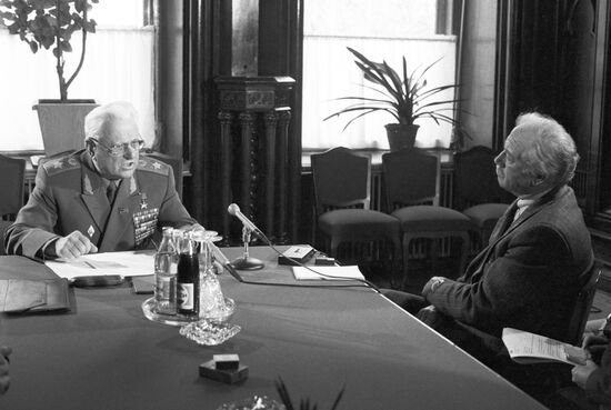 USSR Deputy Defense Minister Yevgeny Ivanovsky