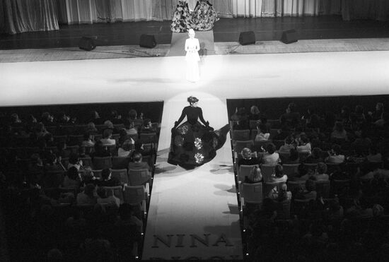 Nina Ricci fashion house collection showcased in Moscow