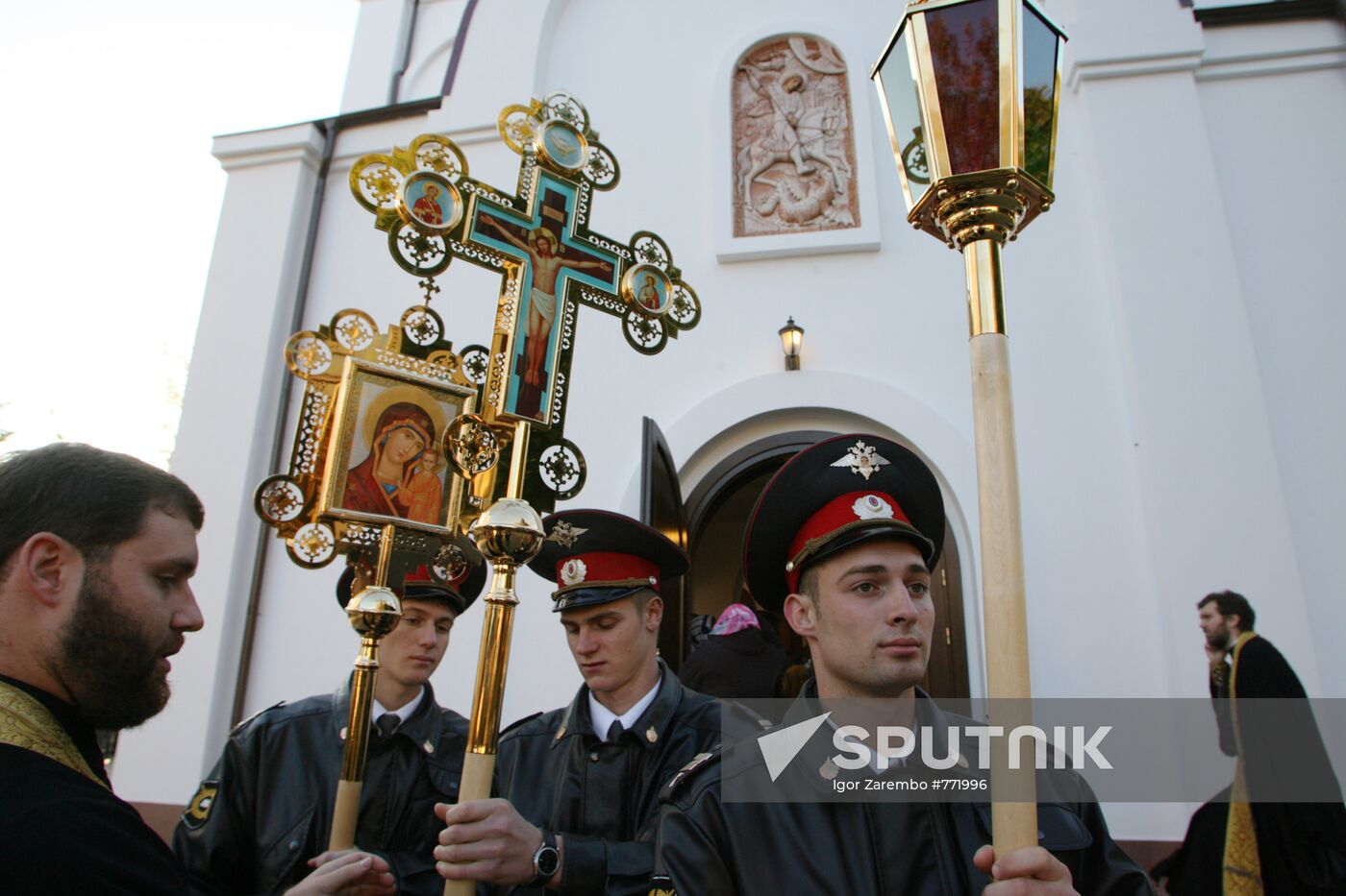 Policemen at St. George Cathedral