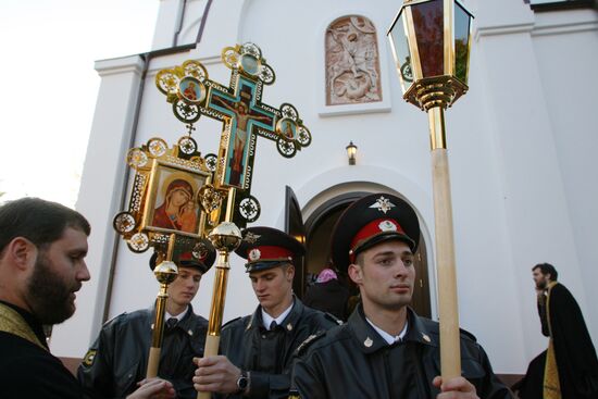Policemen at St. George Cathedral