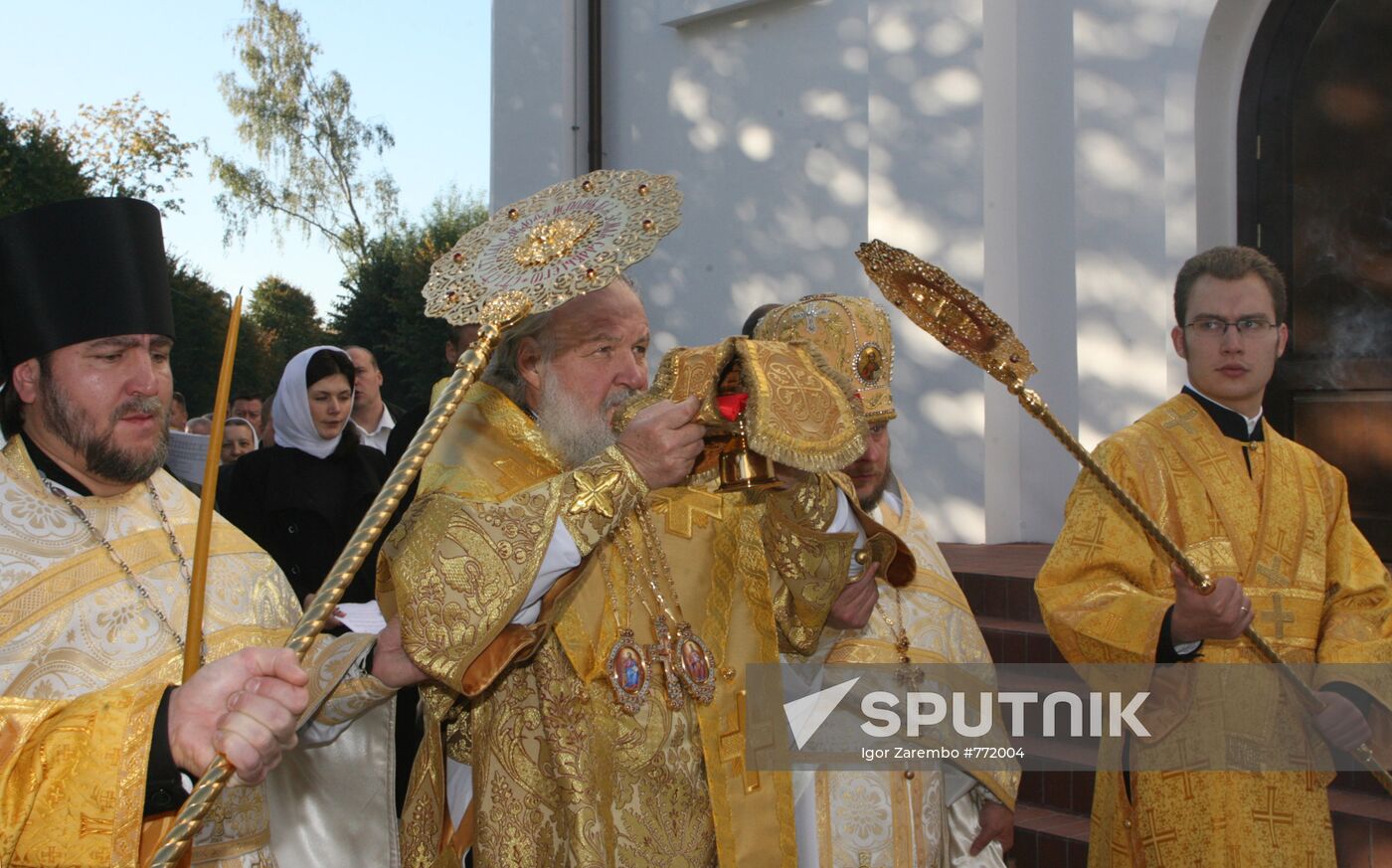 Patriarch Kirill visits Kaliningrad Region