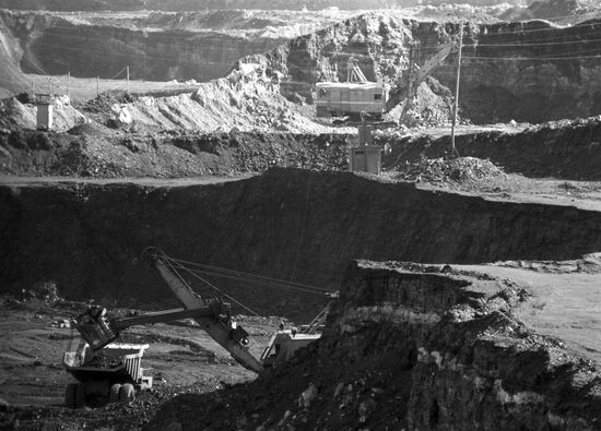 Sharyngol open-pit coal mine