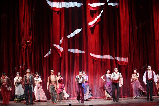 Zorro muscal premiers at Moscow Youth Palace theater