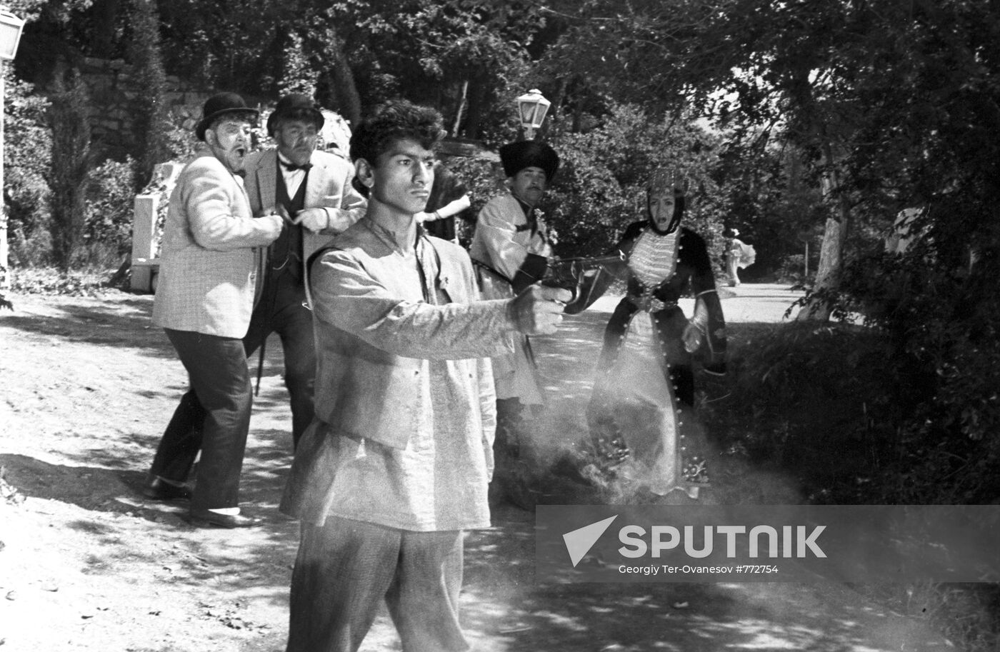 Still from film "New Adventures of Elusive Avengers"