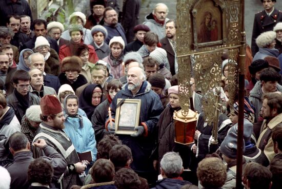 Memorial ceremony for Andrei Sakharov