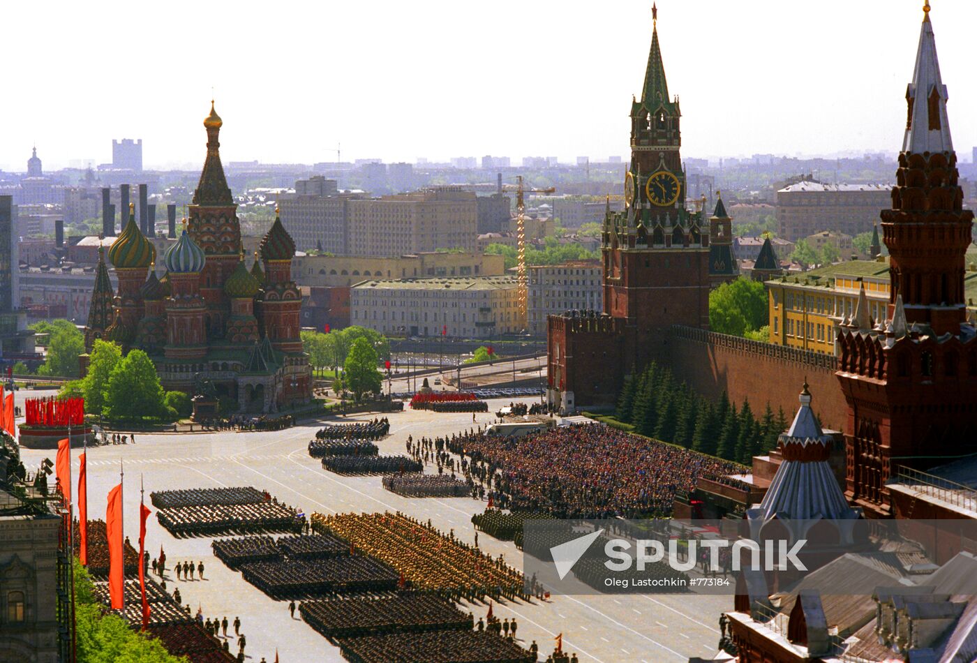 Military display on Red Square