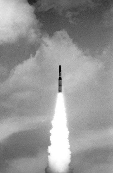 Launching of SS-20 missile