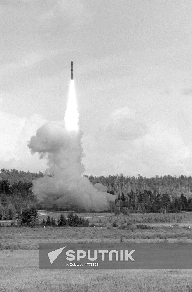 Launching of SS-20 missile