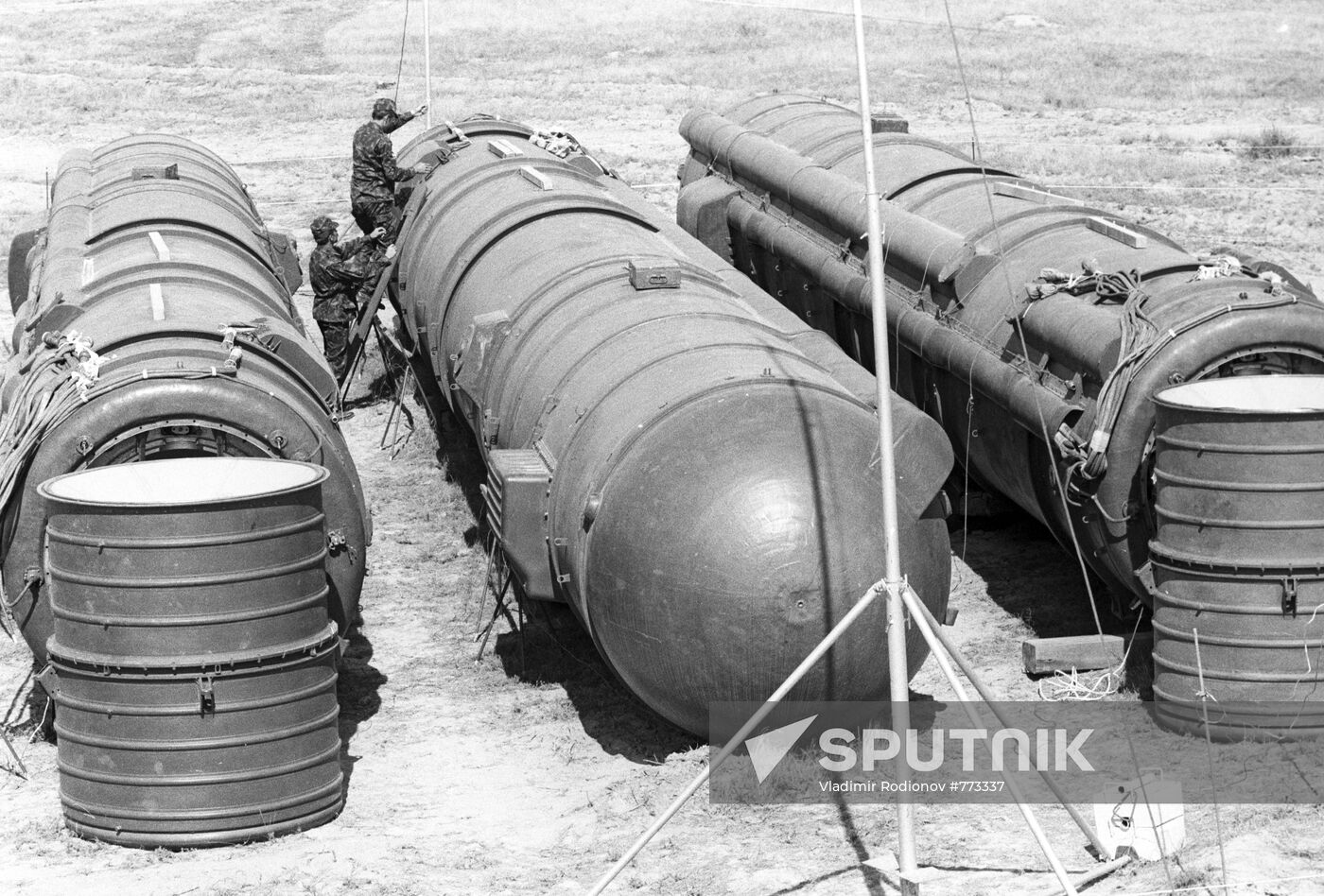 Preparations for destruction of RSD-10 (SS-20 Saber) missiles