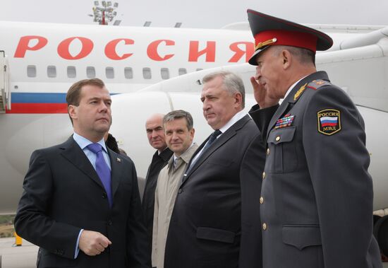 Dmitry Medvedev on working visit to Gelendzhik