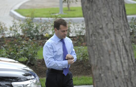 Dmitry Medvedev on working visit to Gelendzhik