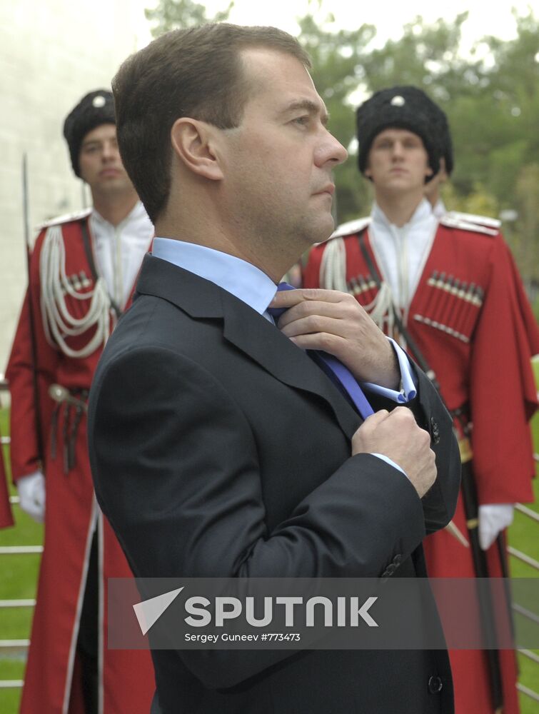 Dmitry Medvedev on working visit to Gelendzhik
