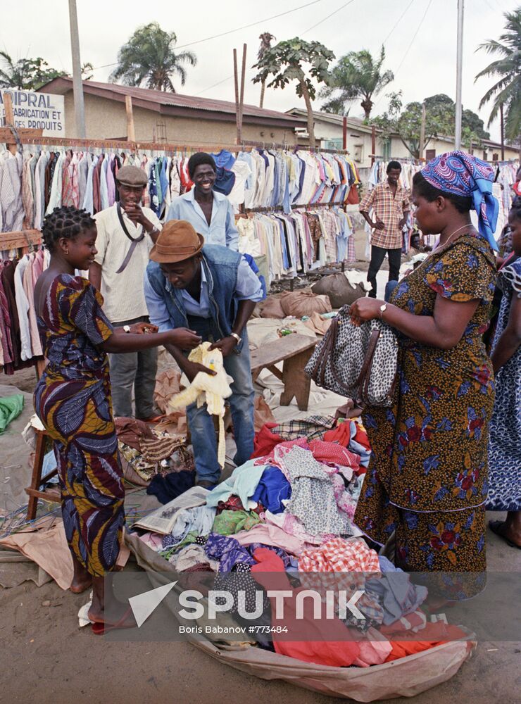 Market in Pointe-Noire