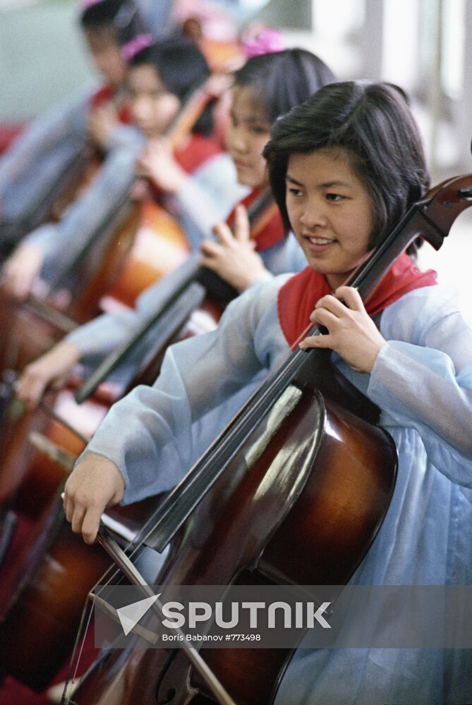 A lesson of music