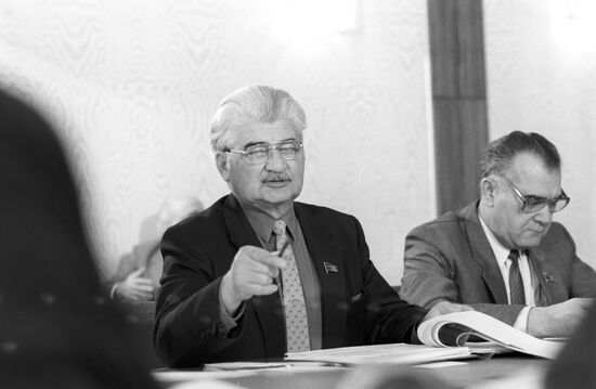 Chairman of Supreme Council Presidium of Georgia P. Gilashvili