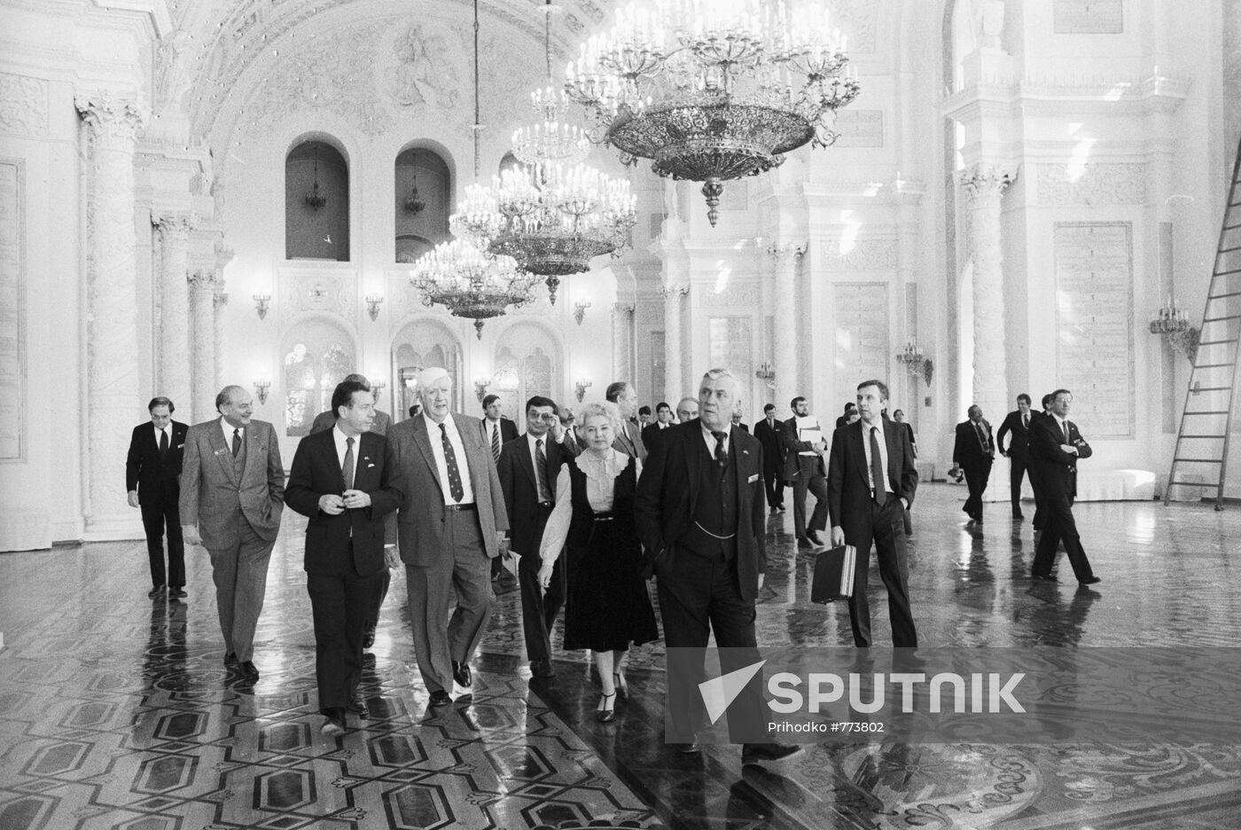 U.S. congressmen in Grand Kremlin Palace
