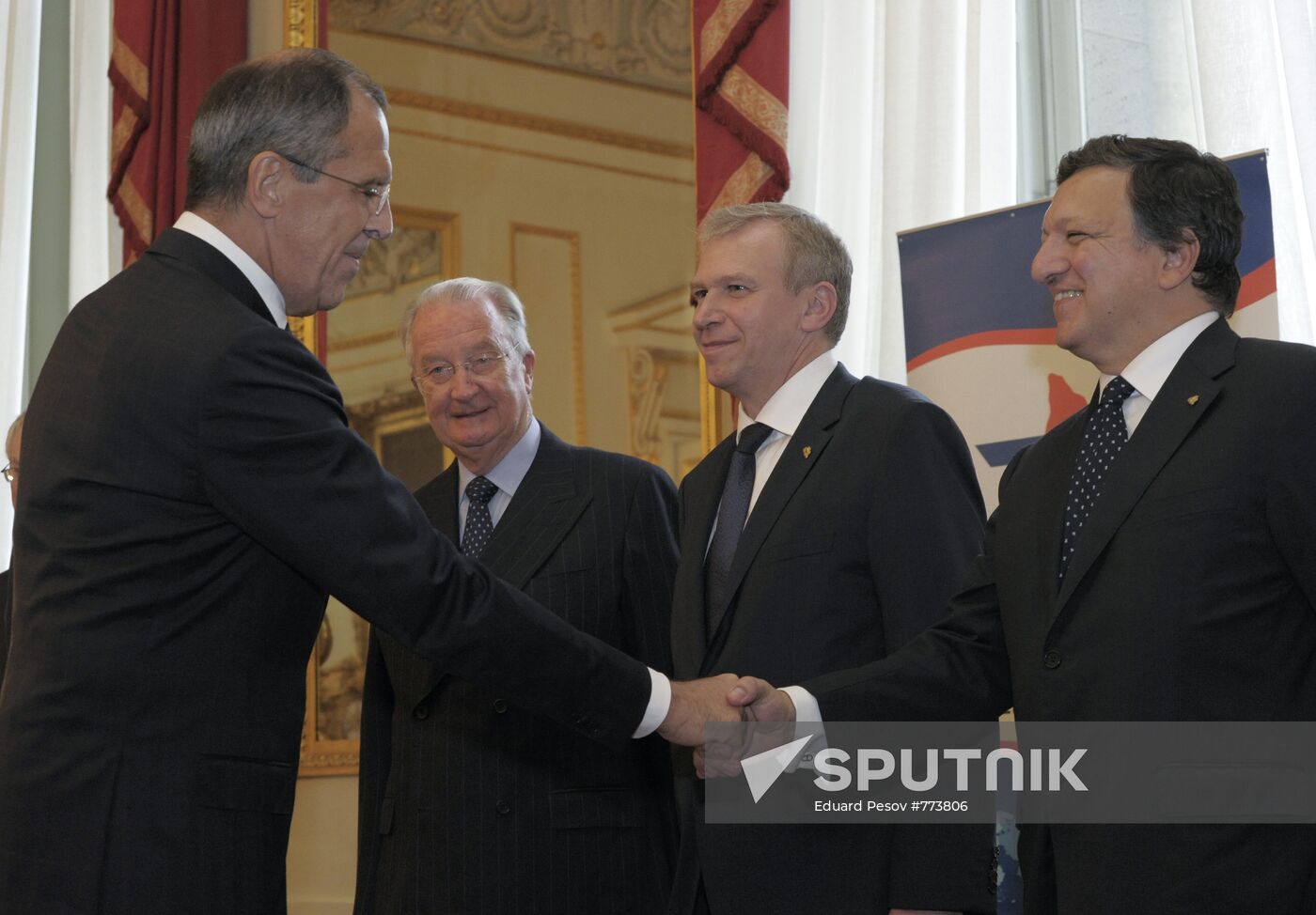 Sergei Lavrov visits Brussels