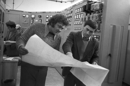 Engineers Nikolai Kiper and Ion Birsan