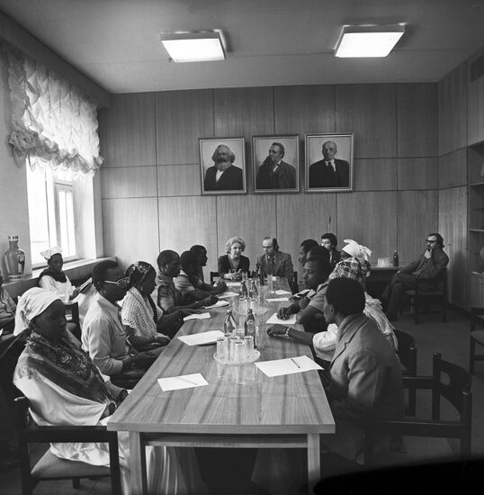 Trade union delegation from Guinea