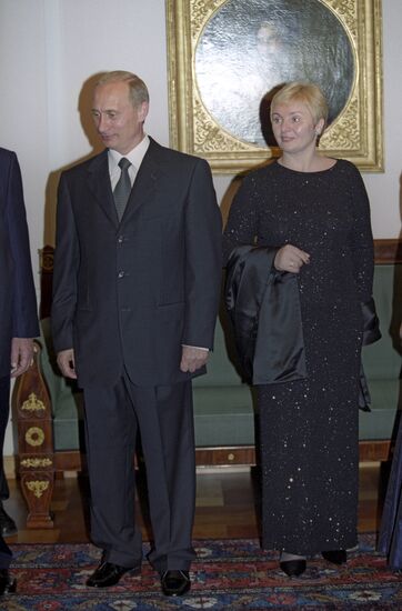 Vladimir and Lyudmila Putin