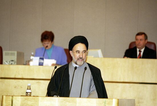 Iranian President Mohammad Khatami