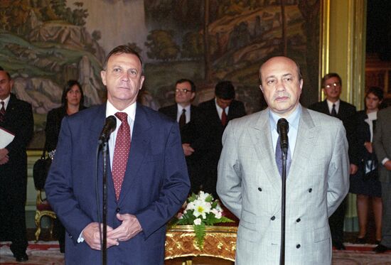 Igor Ivanov and Didier Opertti Badan