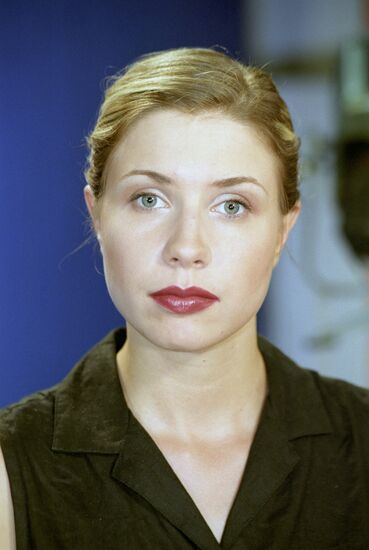 TV anchor Anastasia Solovyova