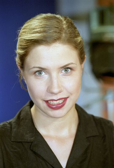 TV anchor Anastasia Solovyova