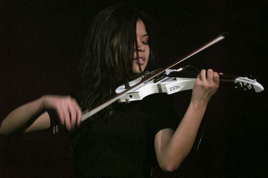 Violin player Vanessa Mae
