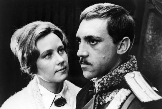 Scene from movie Two Comrades Were Serving