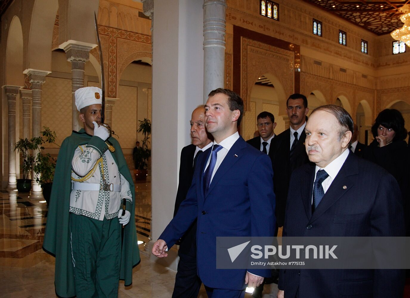 Dmitry Medvedev pays official visit to Algeria