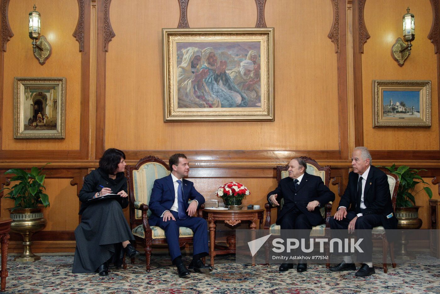 Dmitry Medvedev pays official visit to Algeria