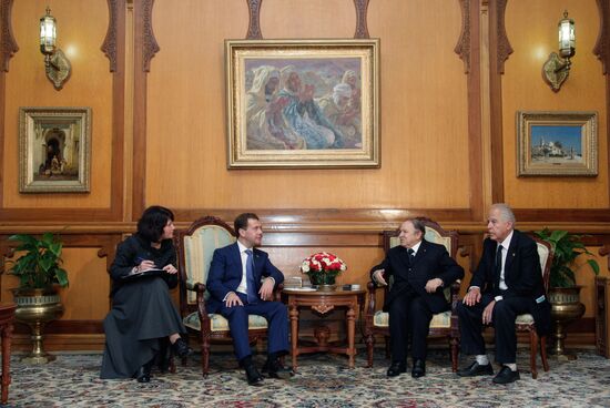 Dmitry Medvedev pays official visit to Algeria