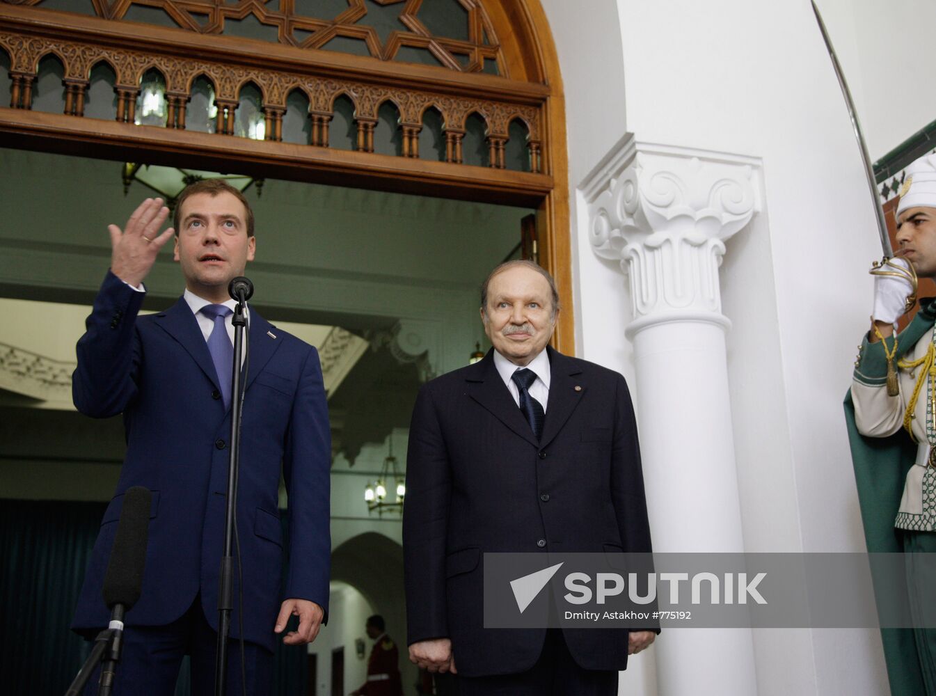 Dmitry Medvedev pays official visit to Algeria