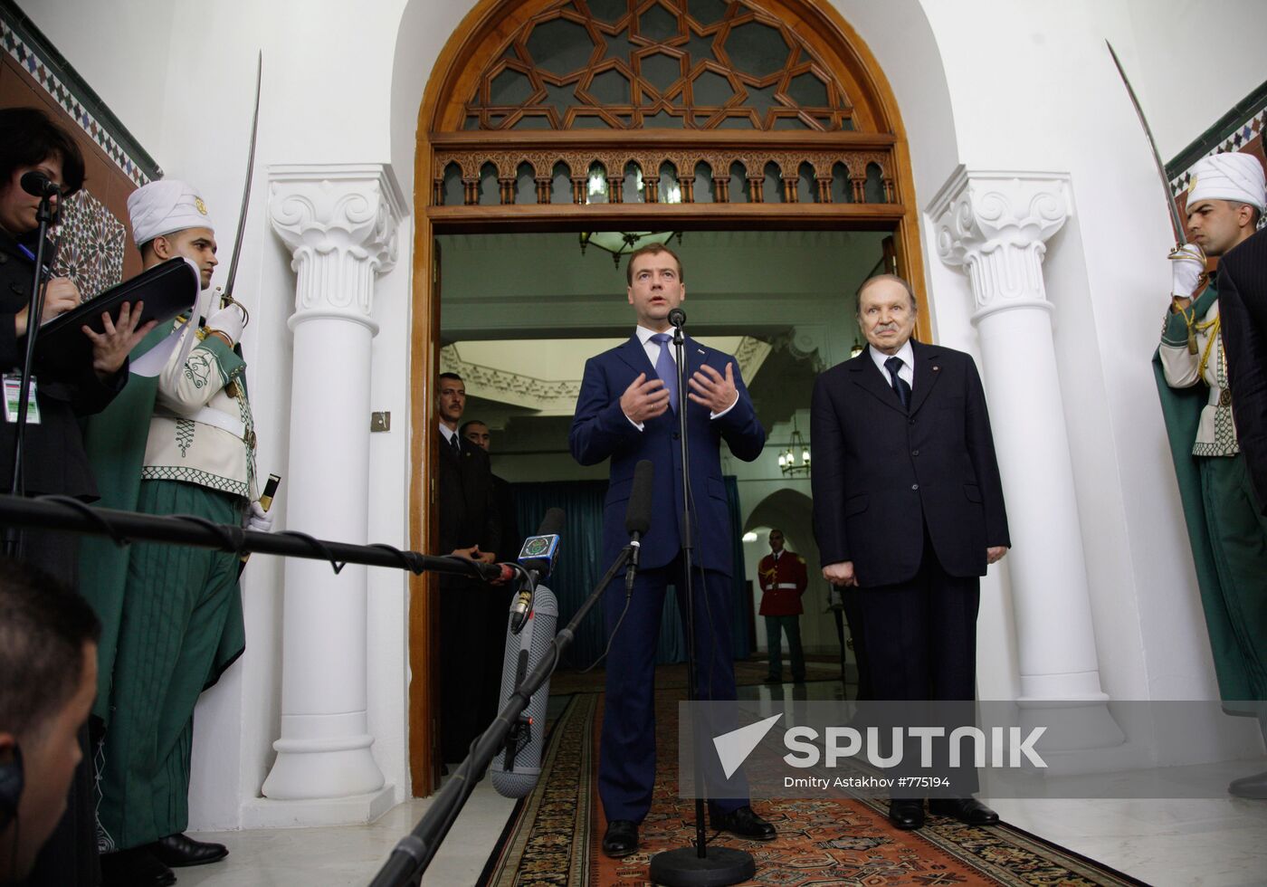Dmitry Medvedev pays official visit to Algeria