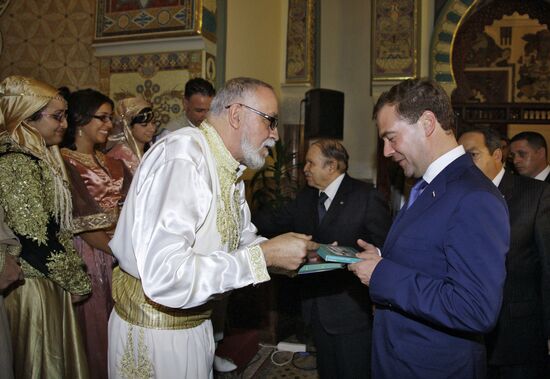 Dmitry Medvedev visits Algeria