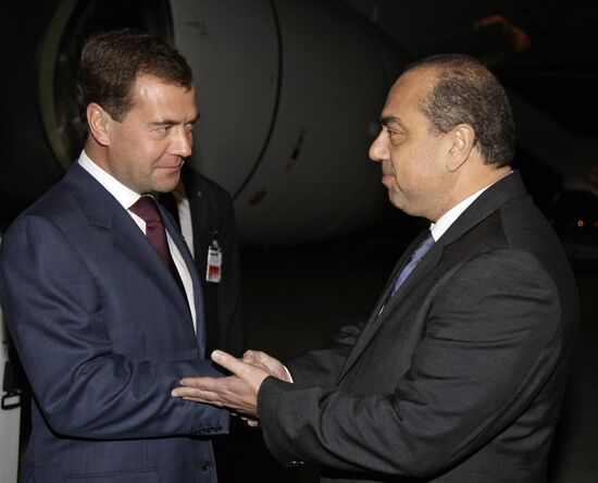 Dmitry Medvedev visits Cyprus