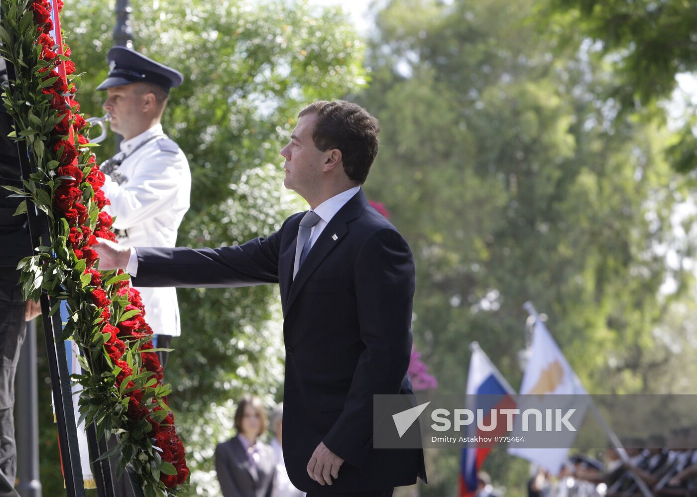 Dmitry Medvedev visits Cyprus