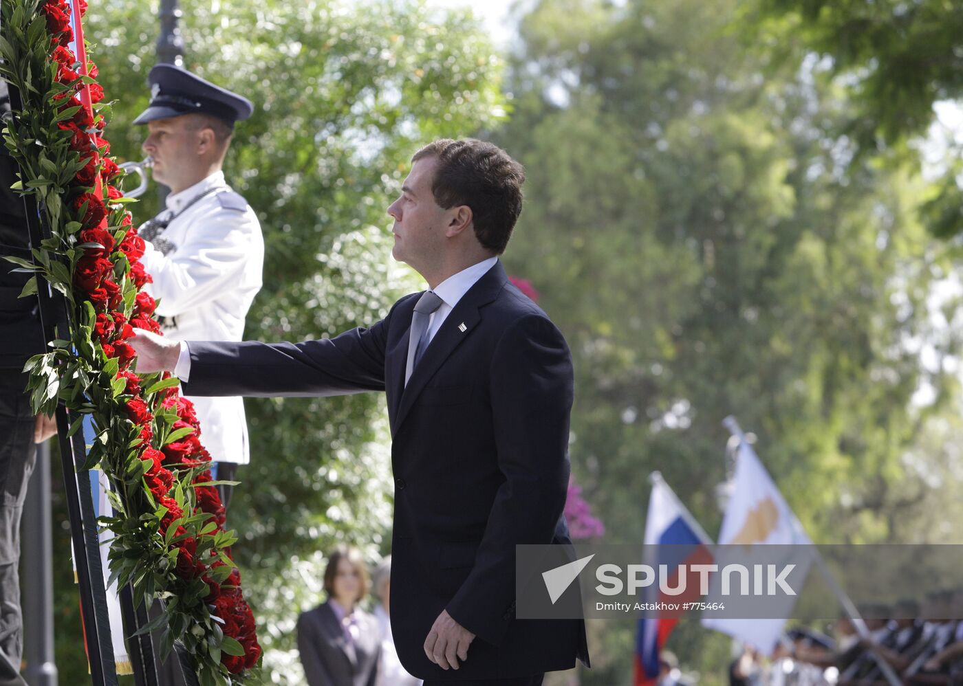 Dmitry Medvedev visits Cyprus