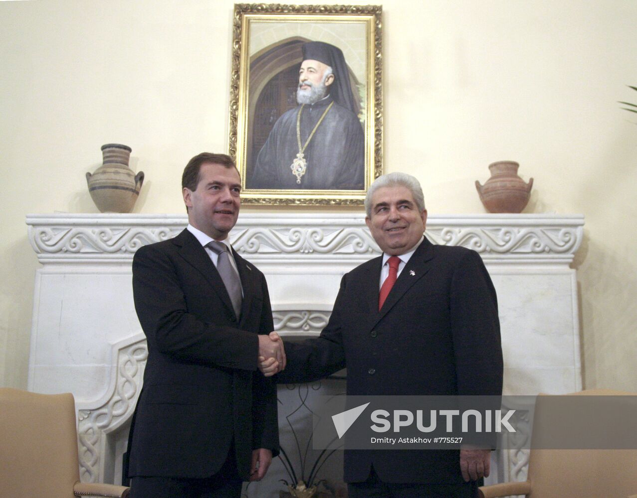 Dmitry Medvedev visits Cyprus