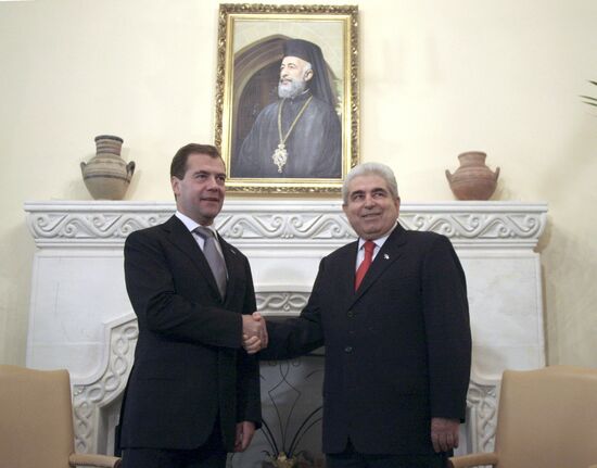 Dmitry Medvedev visits Cyprus