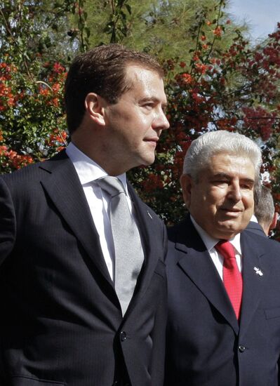 Dmitry Medvedev visits Cyprus